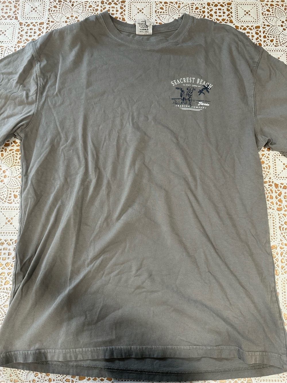 Seacrest Beach Florida Graphic Tee Golden Retriever Beach Shirt Adult XL